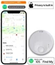 Умная мини-метка N Tag | Smart Tag для Apple Find My (Локатор) (iOS) Bluetooth Luggage Tracker | Брелок-Локатор для ключей, багажа, сумки, ценных предметов, круглая | White - изображение 4