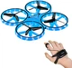 Интерактивный дрон UFT HandCopter Blue с управлением рукой и яркой подсветкой (UFTHandCopterBlue) - изображение 2