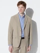 Пиджак мужской UNIQLO 942921408 L Бежевый (1159816636) - изображение 1