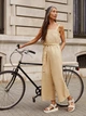 Комбинезон женский Uniqlo 248899555 S Бежевый (1159816619) - изображение 3