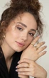 Серебряные Серьги Капля gold SE - изображение 9