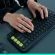 Клавіатура бездротова Logitech Pop Icon Keys Off White (920-013072) Білий - изображение 8