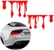Наклейка на Авто / Мото / Витрину на Стекло Кузов " Хэллоуин - Halloween - Кровь - Blood - ТИП2 " красный цвет - изображение 1