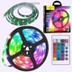 LED Стрічка Hoco DL30 4м 120 світлодіодів 5050 RGB з пультом Чорний - зображення 1