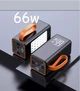 Павербанк PowerBank с быстрой зарядкой и фонарем 30000mAh Ma-3012 |4USB/22.5W| Черный - изображение 1