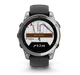 Смарт-часы GARMIN Fenix E 47mm AMOLED Stainless Steel with Black Silicone Band (010-03025-02/00) - изображение 2