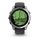 Смарт-часы GARMIN Fenix E 47mm AMOLED Stainless Steel with Black Silicone Band (010-03025-02/00) - изображение 4