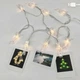 Світлодіодна гірлянда "Прищіпки для фото", 10 LED, 4м, на батарейках та USB, статичний режим, Теплий білий - зображення 4