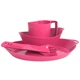 Набор Lifeventure Ellipse Camping Tableware Set pink (75802) - изображение 1