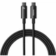 Кабель Baseus Tungsten Gold Fast Charging Cable Type-C to Type-C 240W 2m CAWJ040101 Black - изображение 1