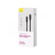 Кабель Baseus Tungsten Gold Fast Charging Cable Type-C to Type-C 240W 2m CAWJ040101 Black - изображение 5