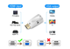 Конвертер перехідник адаптер HDMI to VGA + Jack Audio 3.5мм White - изображение 2