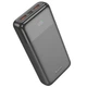 Внешний портативный аккумулятор Павербанк HOCO J121A Fast 20000mAh 22.5W 2USB/1Type-C с быстрой зарядкой QC3.0+PD3.0 Black - изображение 1