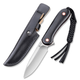 Нескладной тактический нож с ножнами Civivi Fixed Blade Elementum C2104A Black (C2104A) - изображение 4