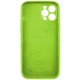 Защитный чехол-накладка Silicone Full Case AA Camera Protect для Apple iPhone 12 Pro Shiny Green (FullAAi12P-24) - изображение 2