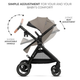 Универсальная коляска 3 в 1 Kinderkraft Esme Sand Beige (KSESME00BEG3000) - изображение 12