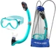 Набор маска и трубка Aqua Speed ALIZE FS + SAMOS 61091 (621-04) Дети OSFM Бирюзовый (5905718610914) - изображение 2