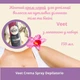 Жіночий крем-спрей Veet для депіляції волосся на чутливих ділянках тіла та бікіні 150 мл. з лопаткою у наборі Veet Crema Spray Depilatorio - зображення 4