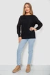 Кофта женская с манжетами, цвет черный, 244R999, One size - изображение 2