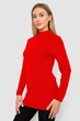 Светр жіночий однотонний колір червоний one size 244R5550 - изображение 3