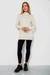 Светр жіночий однотонний колір молочний one size 244R5550 - зображення 2