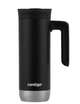 Термочашка Contigo Huron SNAPSEAL 590 мл Black Черная матовая с ручкой - изображение 1