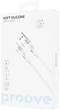 Кабель Proove Soft Silicone Type-C 2.4 A 1 м White (492030003) - изображение 5