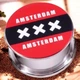 Гриндер для измельчения табака Grinder Amsterdam Silver Red - изображение 1