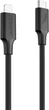 Кабель Proove Striped Silicone Type-C to Lightning 1 м Black (577240001) - изображение 1