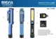 Ліхтар LED інспекційний Brevia Pen Light 2W COB+1W LED 150lm 900mAh+microUSB STM00882 - зображення 5
