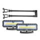 Профессиональный инспекционный LED-фонарь Brevia 2x10W COB 2x1000lm 2x4000mAh Power Bank type-C STM00891 - изображение 1