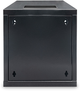 Шафа підвісна серверна Digitus Wall Mounting Cabinet 10" 6U 312x300 RAL 9005 (DN-10-06U-B) - зображення 4