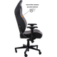 Геймерське крісло GT Racer X-8009 Fabric Light Gray/Black - зображення 6