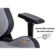 Геймерское кресло GT Racer X-8005 Light Grey/Black Suede - изображение 3