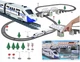 Детская железная дорога Power Train BSQ 2184 "Скоростной Экспресс", длина пути 366 см, Мост, Знаки, Деревья - изображение 8