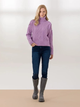 Свитер вязаный оверсайз женский Pierre Cardin G022SZ0TK-000-1520196(lila) L Сиреневый - изображение 3