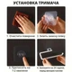 Універсальний тримач для паперових рушників із кріпленням на стіну або під полицею самоклейний білий - зображення 3