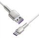 Кабель USB Type-C > USB Baseus Cafule Metal Data Cable 66W 1.0m (CAKF000102) White - изображение 3
