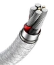 Кабель USB Type-C > USB Baseus Cafule Metal Data Cable 66W 1.0m (CAKF000102) White - изображение 6
