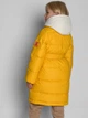 Подростковое зимнее пуховое пальто для девочки X-Woyz DT-8344-6 42 158 см Желтое (2000002463474) - изображение 4