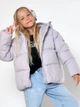 Детская зимняя куртка для девочки X-Woyz DT-8367-4 134 см Серая (2000002509806) - изображение 1