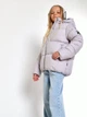 Детская зимняя куртка для девочки X-Woyz DT-8367-4 134 см Серая (2000002509806) - изображение 4