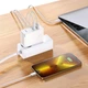 Мережевий зарядний пристрій Type-C+USB з швидкою зарядкою + кабель Type-C-to-Type-C, 1м. GaN5 Pro 100W білий, Baseus (CCGP090202) - зображення 8