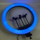 Профессиональная кольцевая LED лампа RGB 45 см (3 крепления, пульт) -MJ18. - изображение 7