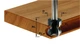 Фреза для профилирования пазов под ручки HW хвостовик 8 мм HW S8 D22/16/R2.5+6 Festool 491140 - изображение 1