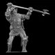 Статуэтка Рыцарь в бригантине, Война Роз. Англия. 6,5 см из металла и олова, коллекционная, антиквариат, подарок коллекционеру - изображение 1