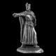 Статуэтка Король Англии Генрих II 6,5 см из металла и олова, коллекционная, антиквариат, подарок коллекционеру - изображение 1