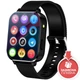 Умные смарт-часы телефон JETIX DF100 Pro c 4G видеозвонком и влагозащитой IP67 (Black) + Защитная пленка - изображение 1