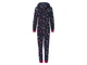 Пижама кигуруми флисовая для женщины Esmara LIDL 424526 XS темно-синий - изображение 3
