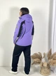 Жіноча гірськолижна куртка батал Aolugang бузковий 6XL (9313-6) - зображення 7
